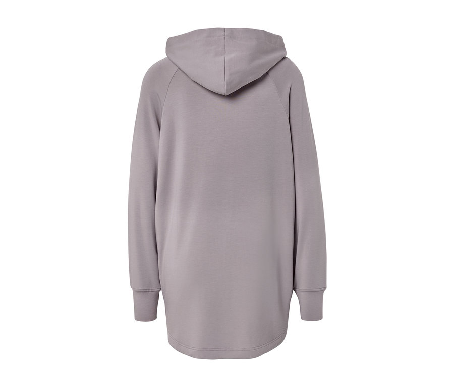 Rückansicht eines Lounge-Hoodies.