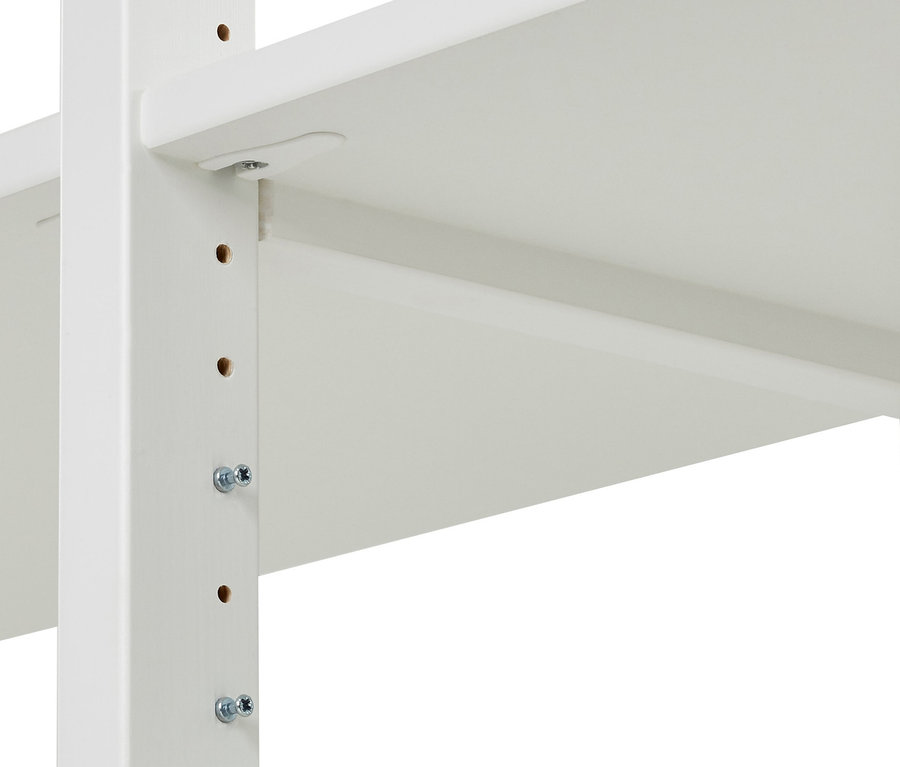 Detailaufnahme einer weißen Hoppekids Regalkombination »Storey«, ca. 80 cm.