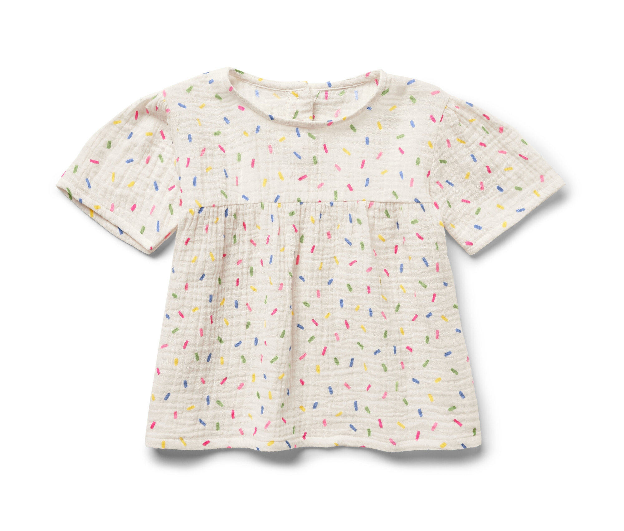 Tchibo - Kinder-Musselin-Bluse - Gr. 110/116 - creme