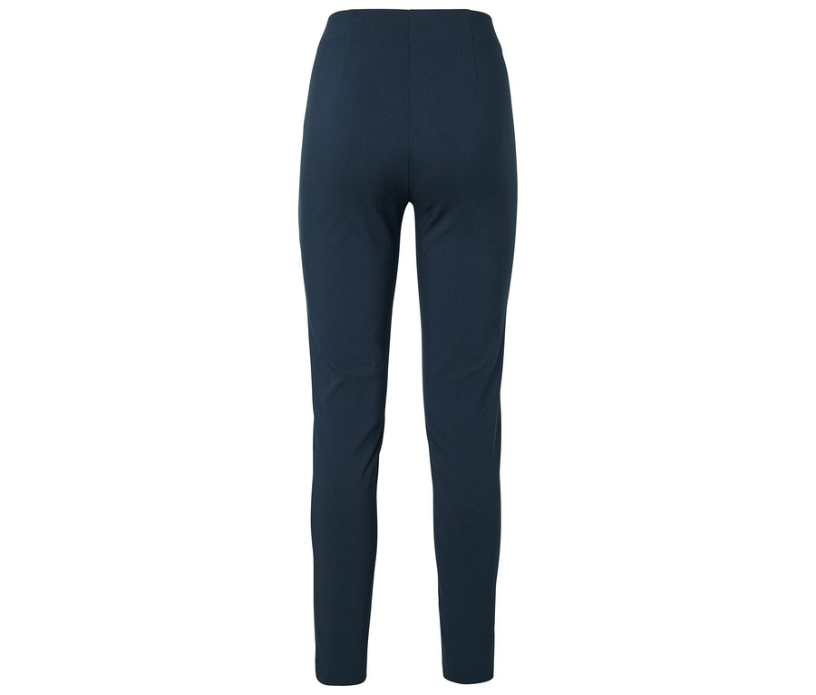 Marineblaue Hose von hinten.