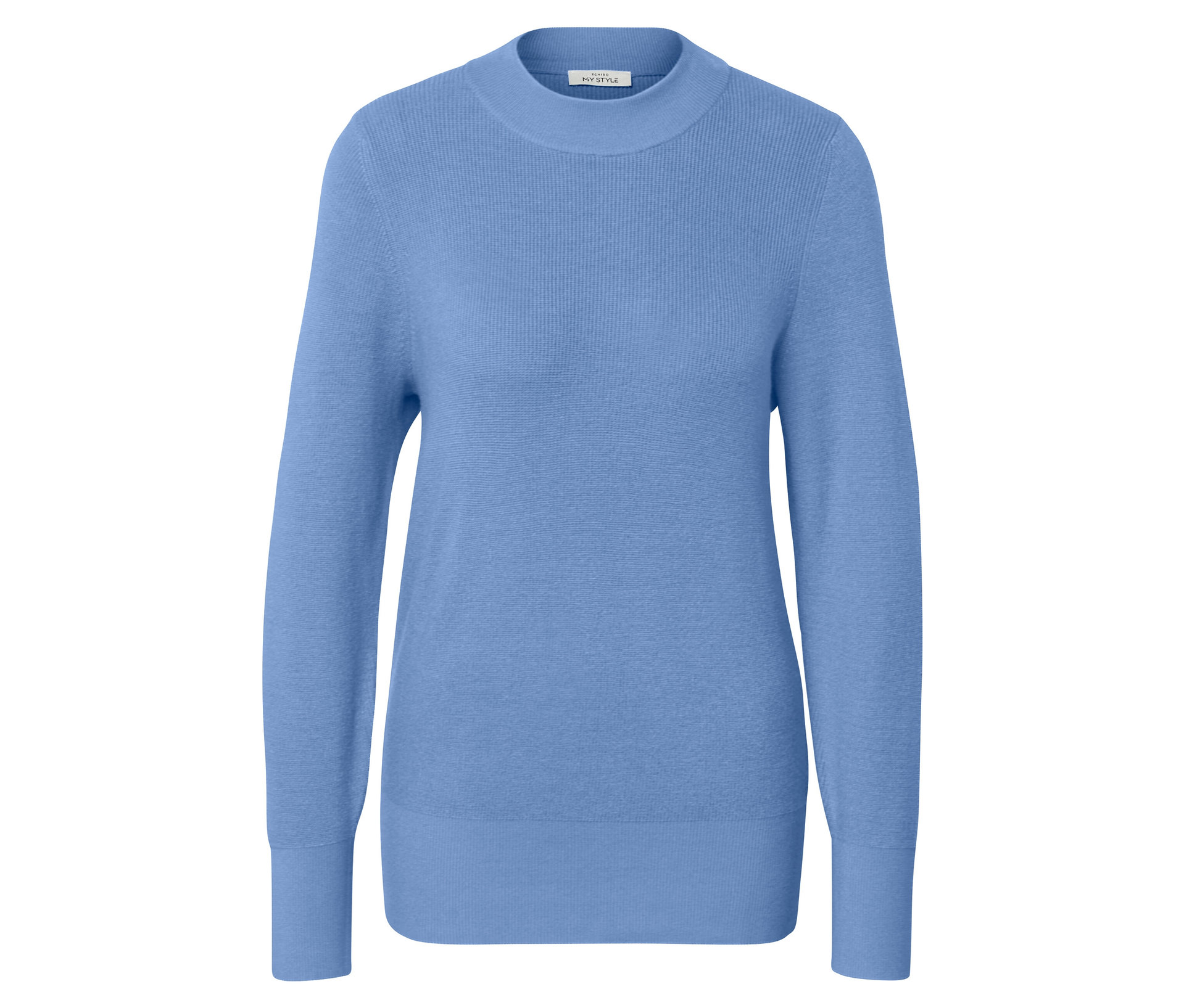 Feinstrickpullover - Damen - Gr. S - hellblau - hellblau