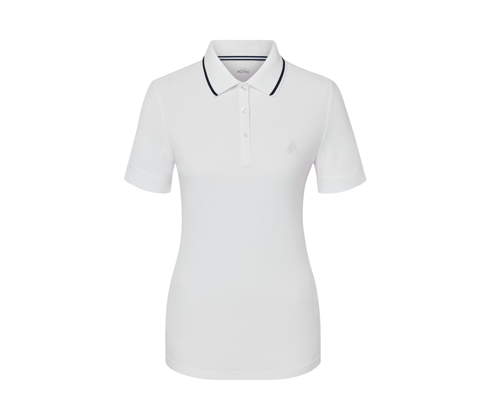 Funktionspoloshirt - Damen - Gr. L - weiß - weiß