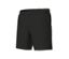 Schwarze Badeshorts mit Kordelzug.