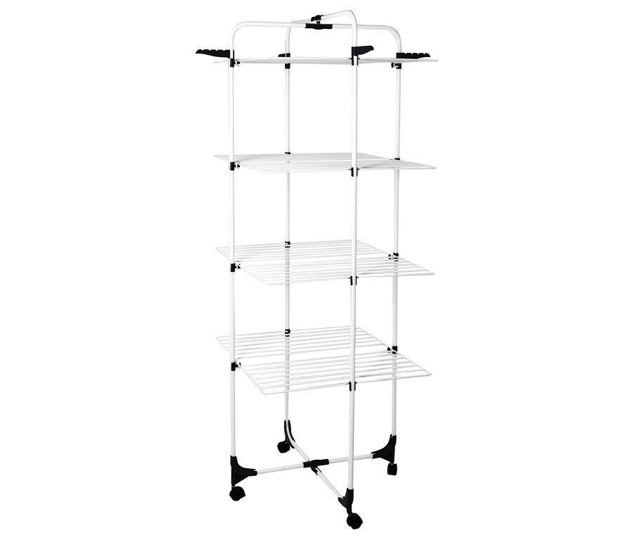 Ein weißer, 4-stufiger Turmwäschetrockner »Paris«.