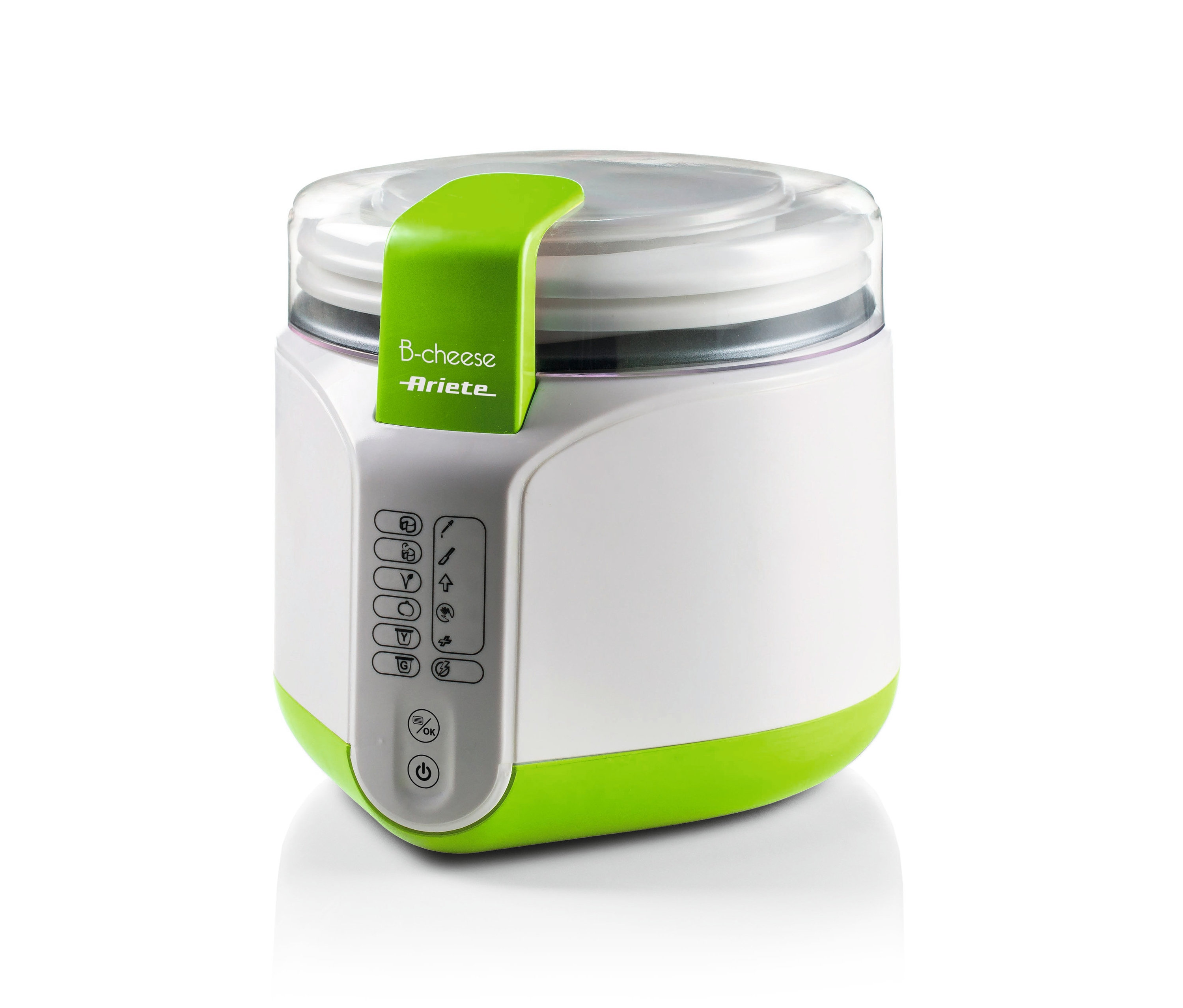 Ariete Käse- und Joghurtbereiter 615 in Weiß und Grün.