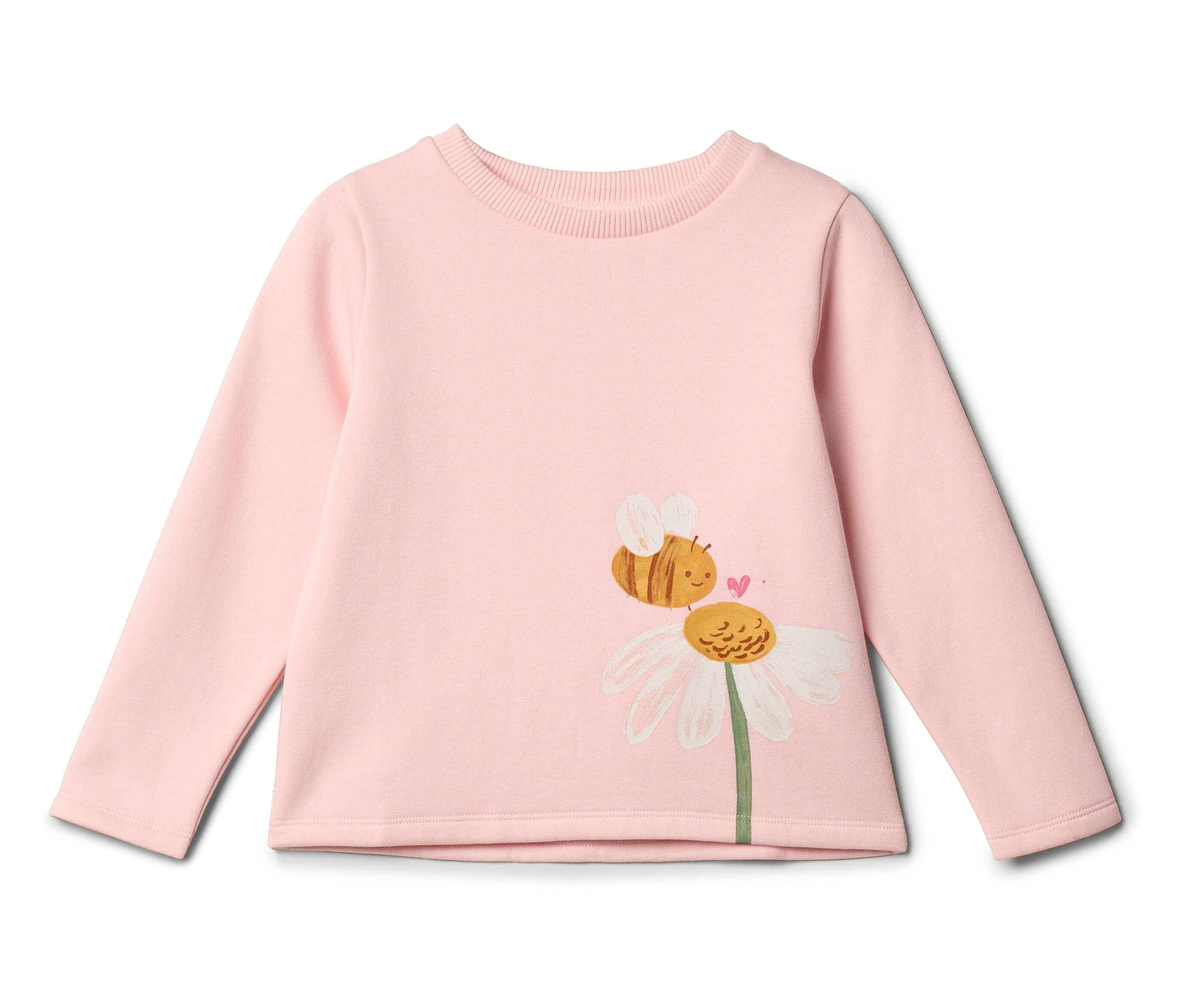Tchibo - Kinder-Sweatshirt - Gr. 86/92 - hellrosa/print