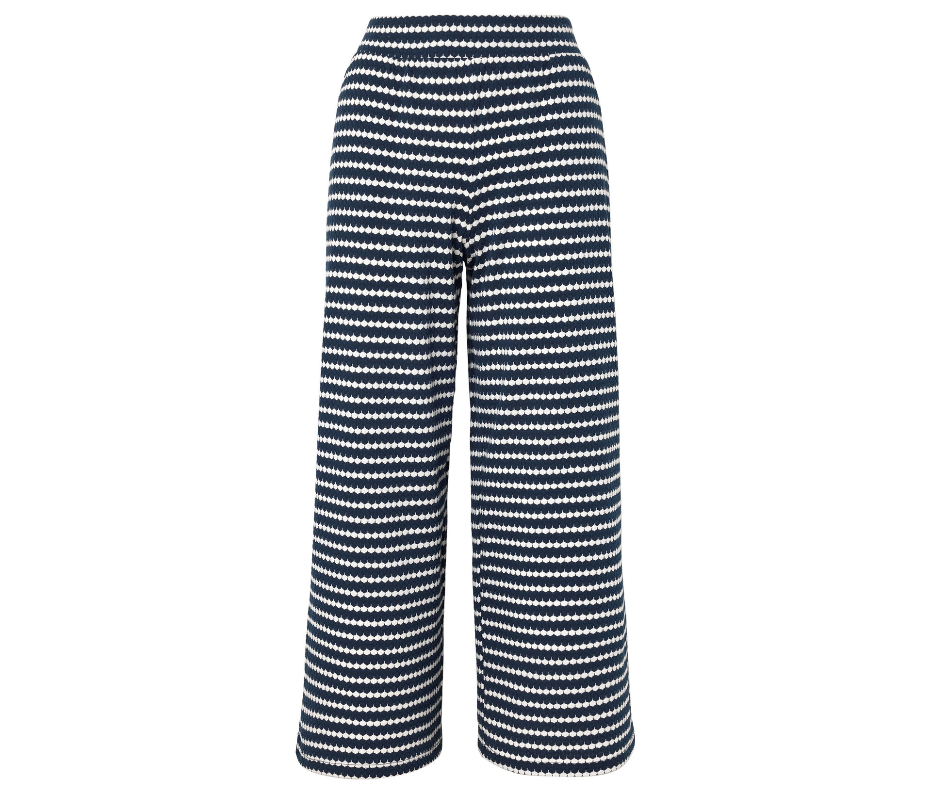 Strukturierte Culotte - Damen - Gr. XXL - dunkelblau - dunkelblau