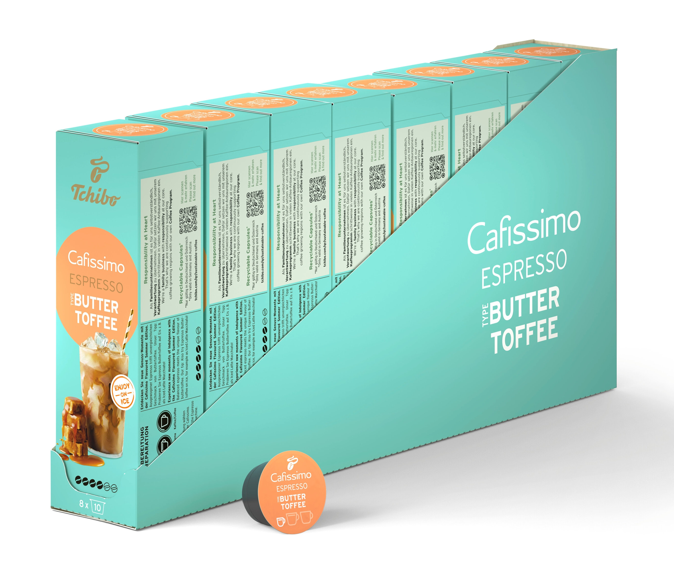 Cafissimo Flavoured Espresso - Buttertoffee 80 Kapseln - Intensität: 4/6