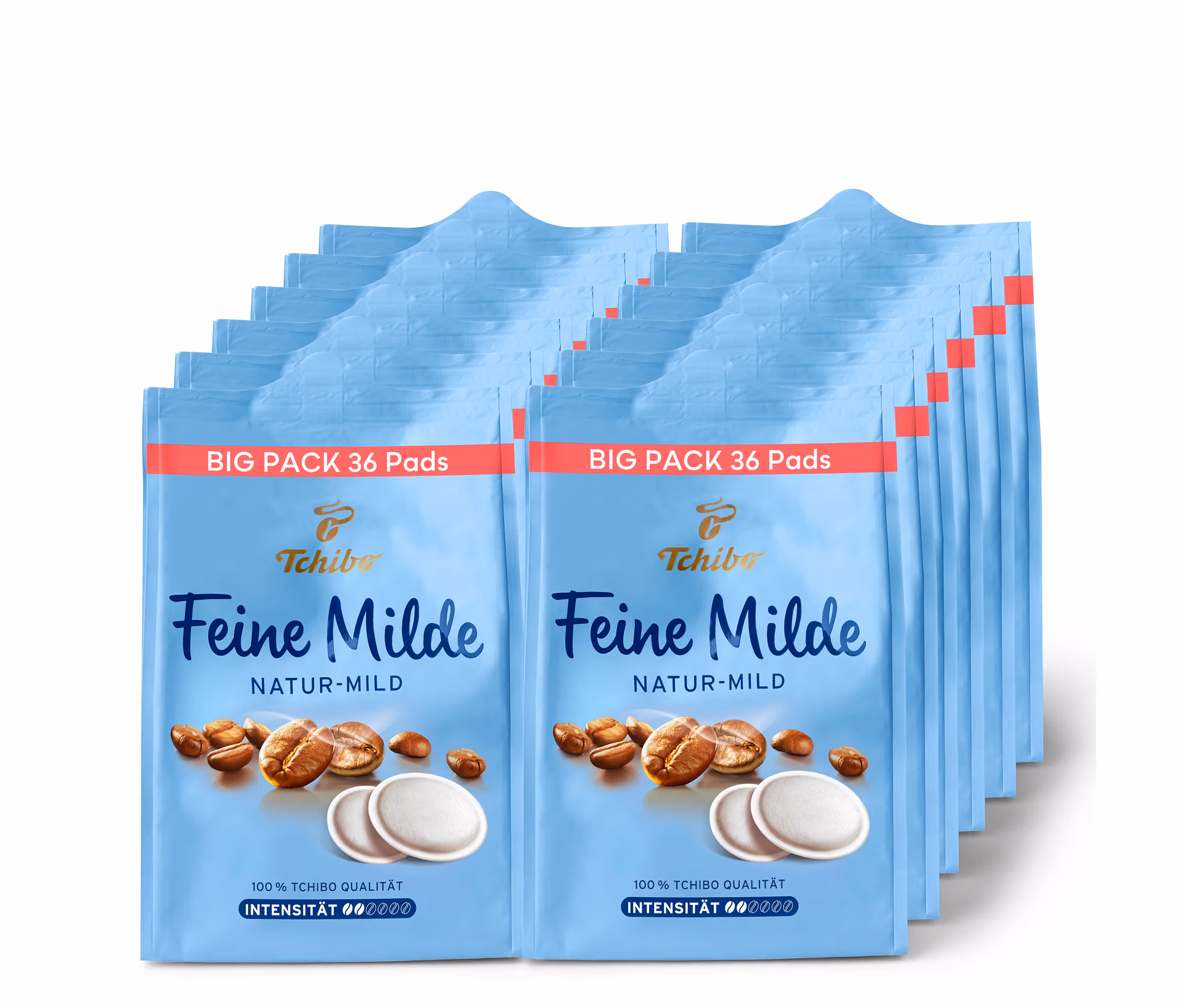Tchibo - Feine Milde Pads - 12 x 36 Pads - Intensität: 2/6