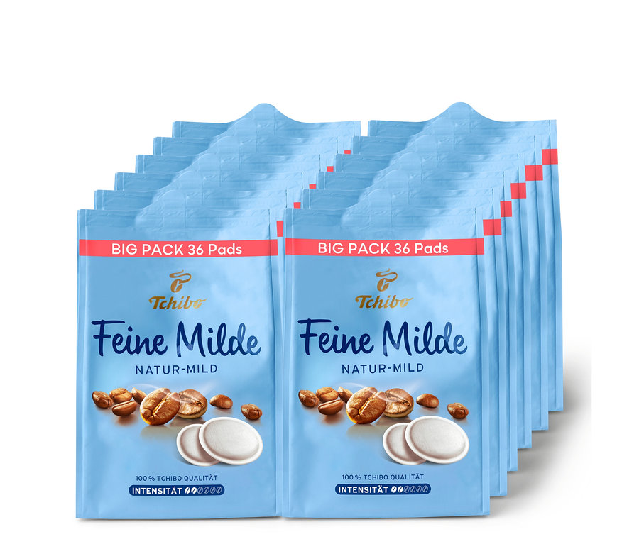 Stapelpackungen Feine Milde Pads - 12x36 Pads.
