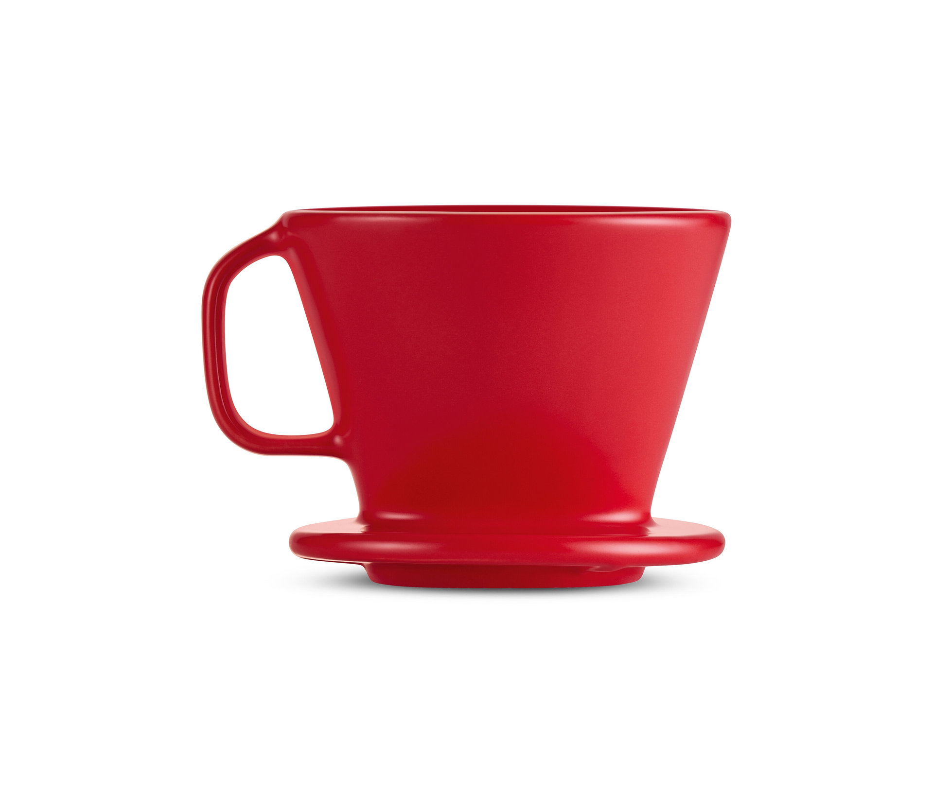 Tchibo - Kaffee Handfilter - rot - Keramik / Porzellan