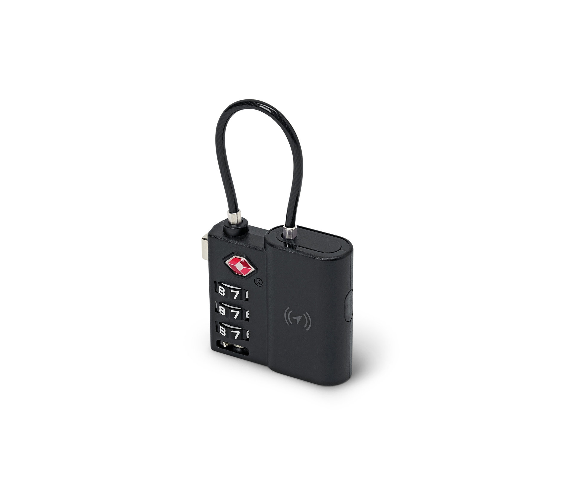 Tchibo - Smart-TSA-Schloss mit Tracker - schwarz