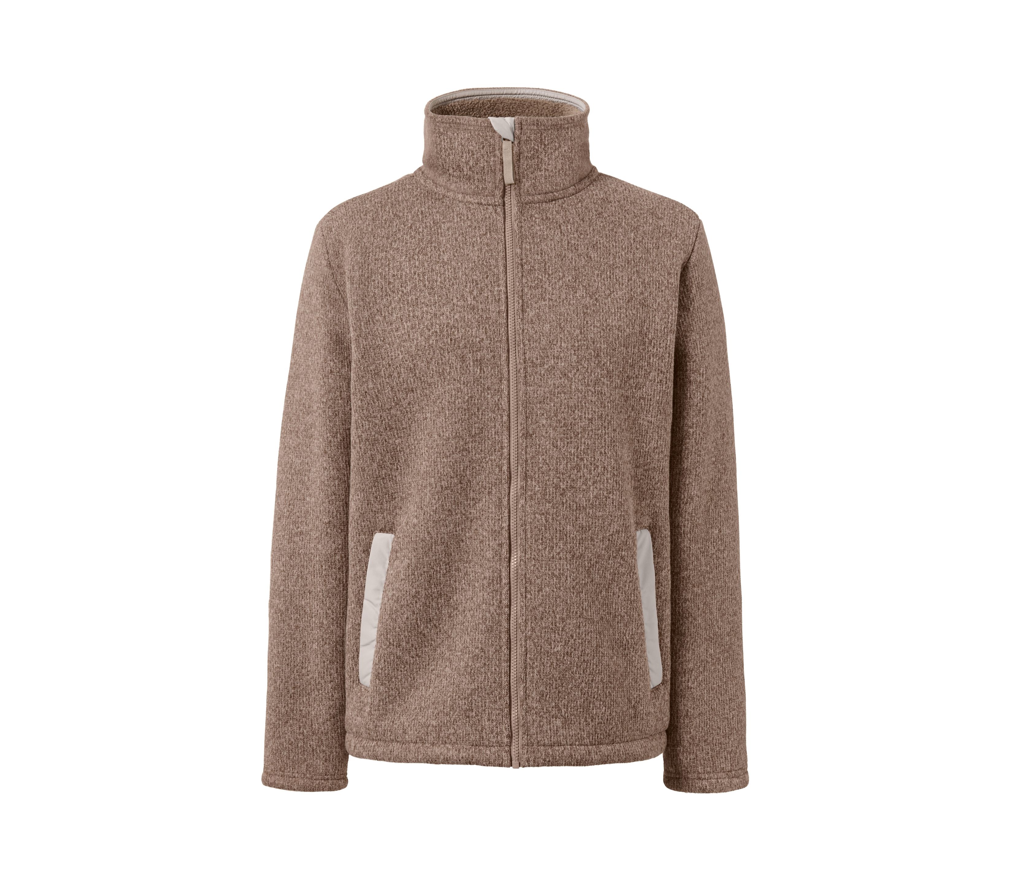 Tchibo - Thermo-Strickfleece-Jacke - Herren - Gr. XL - braun