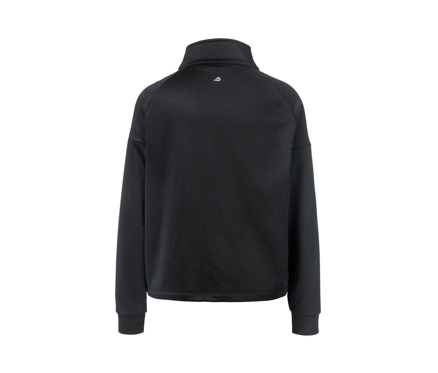 Schwarze Sportjacke.