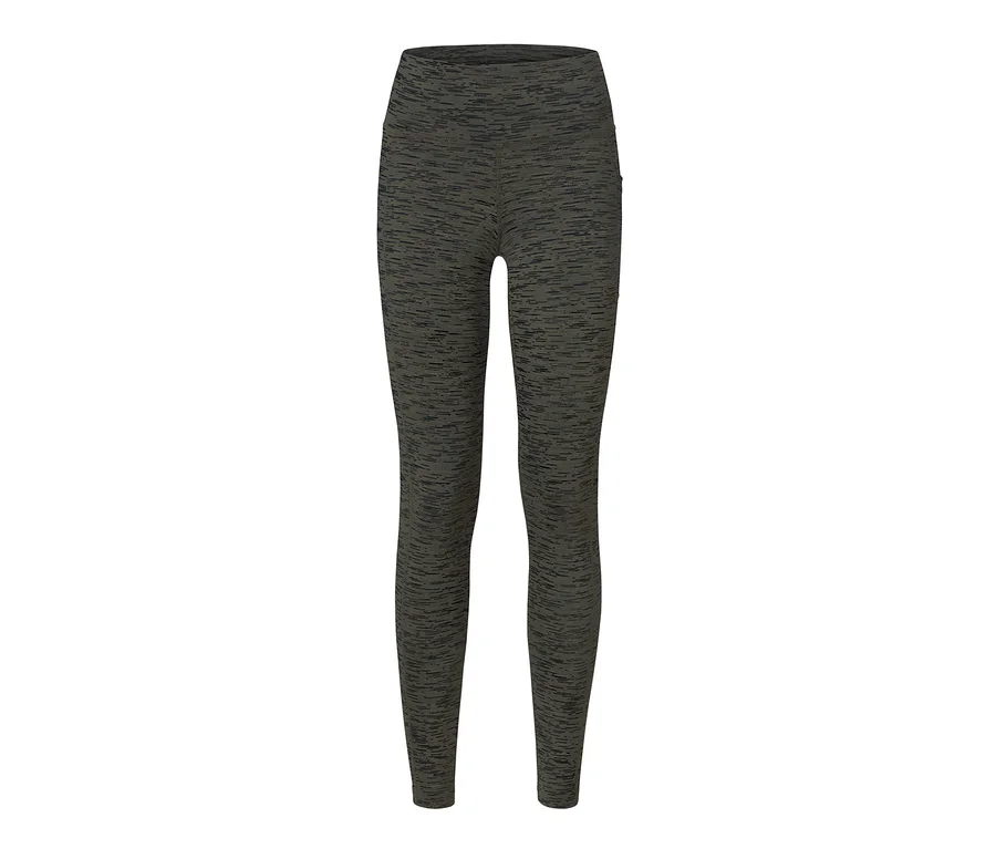 Sporttight mit meliertem Muster.
