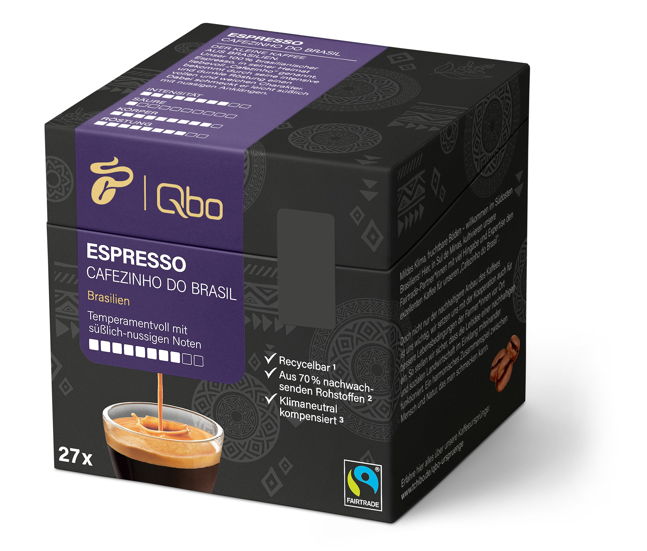 Qbo Espresso Cafezinho DO Brasil - 27 Kapseln - Intensität: 8/10. Qbo Espresso Cafezinho DO Brasil - 27 Kapseln - Intensität: 8/10 <![CDATA[Qbo Espresso CAFEZINHO DO BRASIL - 27 Kapseln Aufbewahrungshinweise: Unter Schutzatmosphäre verpackt., Tr Brasil günstig Kaufen-Qbo Espresso Cafezinho DO Brasil - 27 Kapseln - Intensität: 8/10. Qbo Espresso Cafezinho DO Brasil - 27 Kapseln - Intensität: 8/10 <![CDATA[Qbo Espresso CAFEZINHO DO BRASIL - 27 Kapseln Aufbewahrungshinweise: Unter Schutzatmosphäre verpackt., Tr