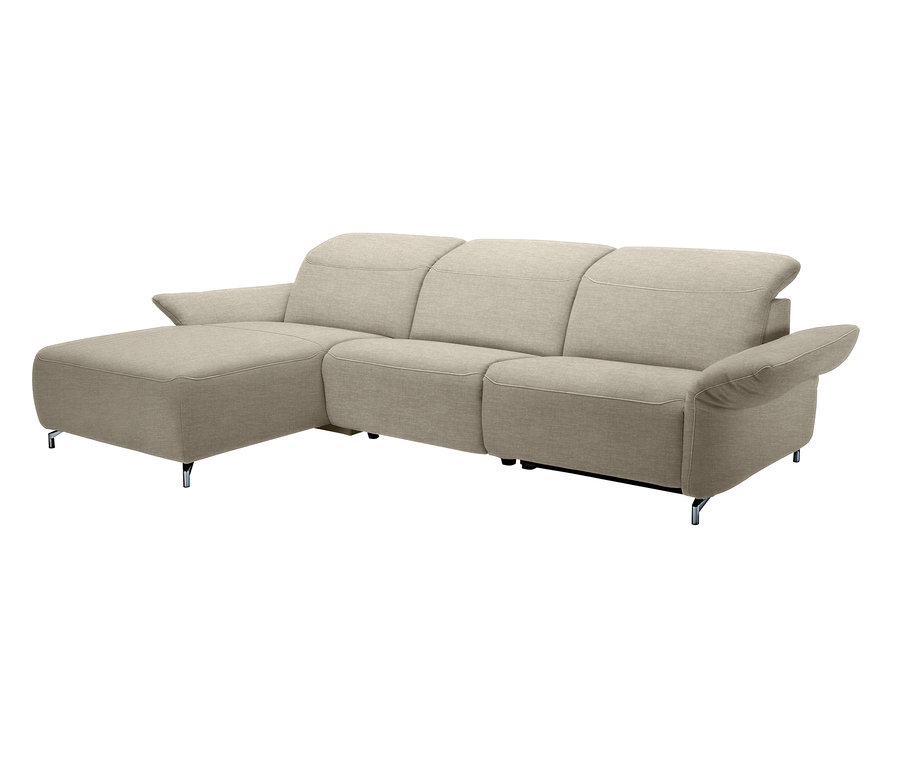 ADA trendline Ecksofa »Maurice« mit Relaxfunktion, sandbraun, links.