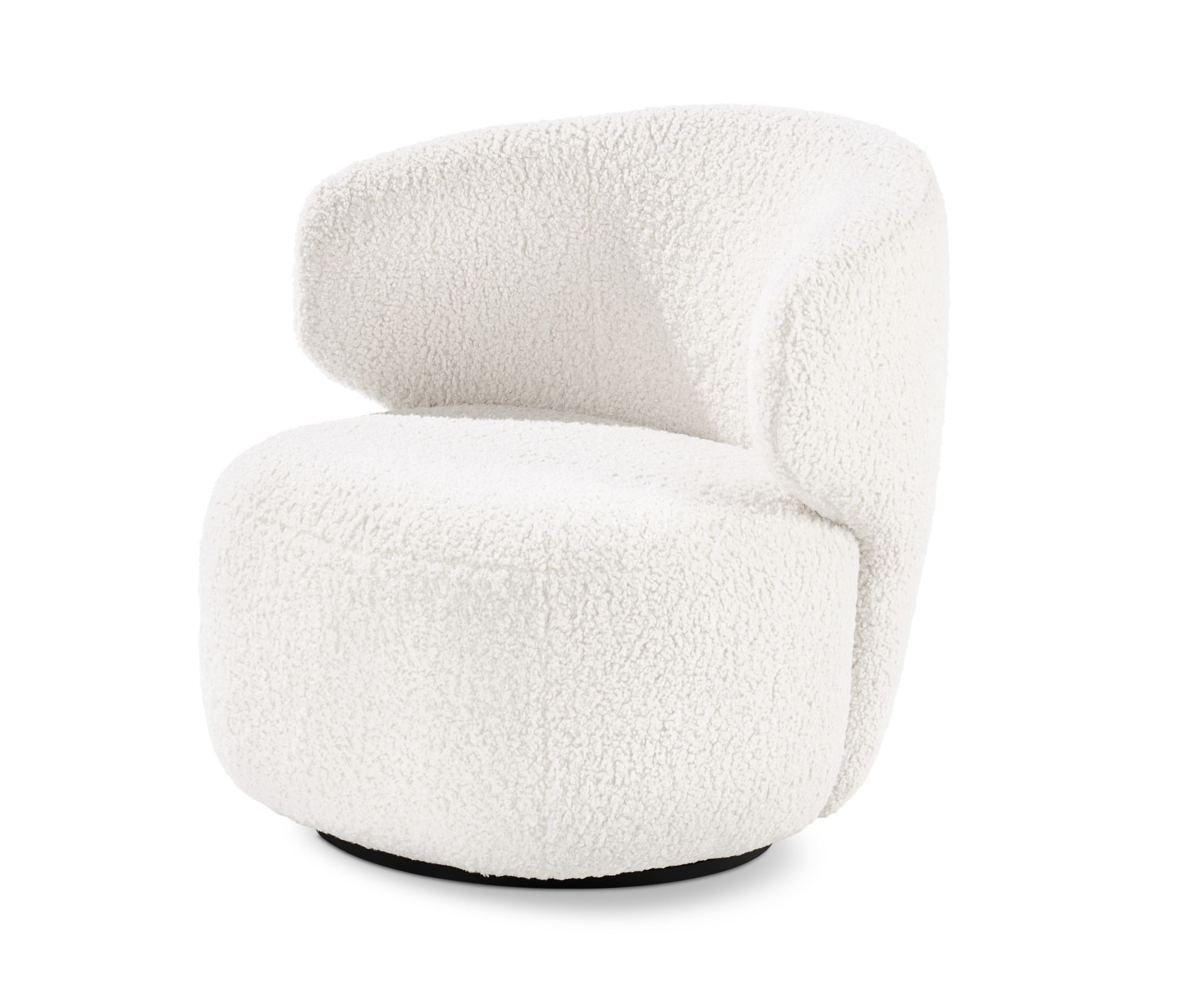 Tchibo - Drehbarer Sessel - 76x80x75cm - creme - Polyester
