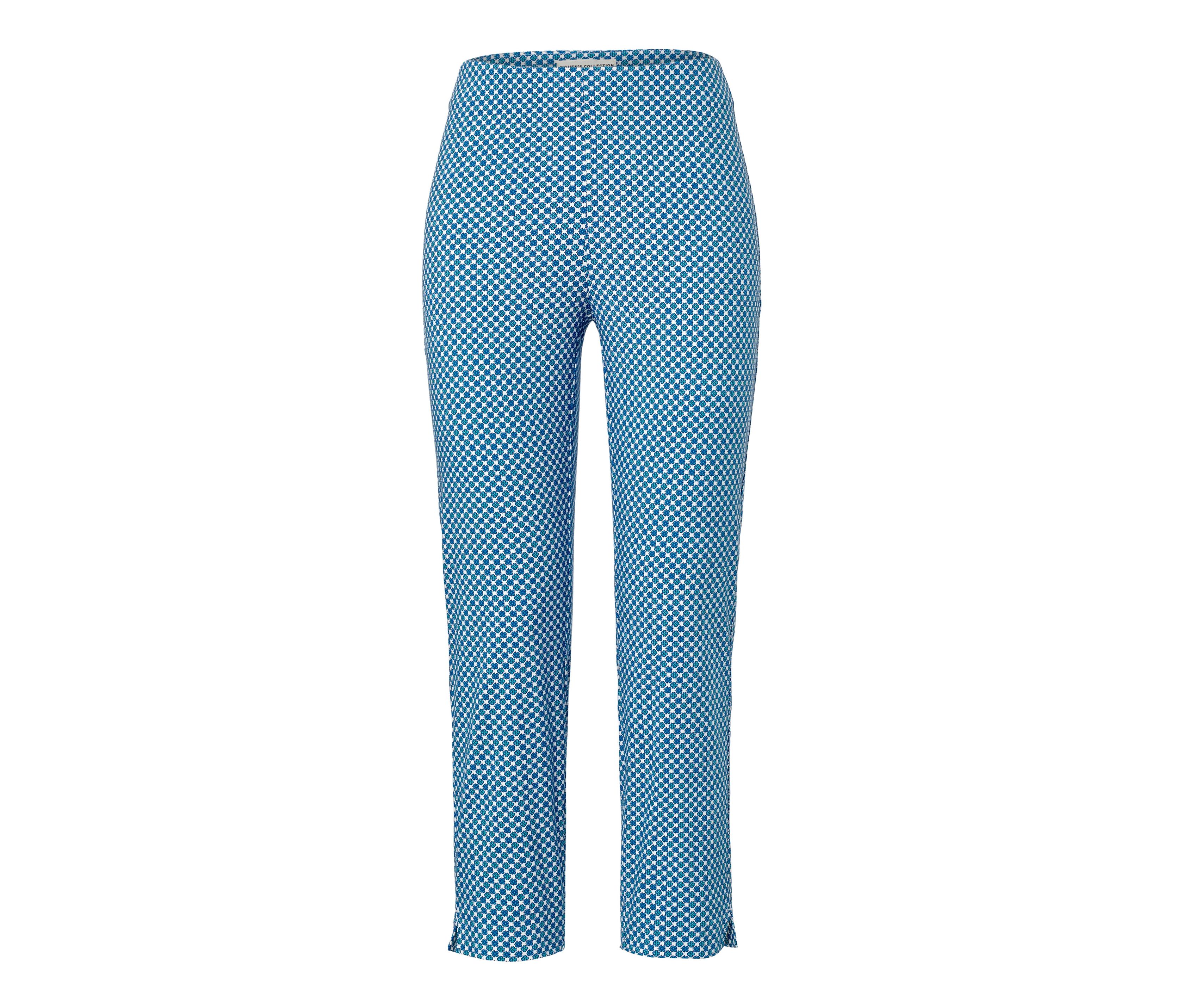 Tchibo - 7/8-Stretchhose - Damen - Gr. 38 - weiß/print