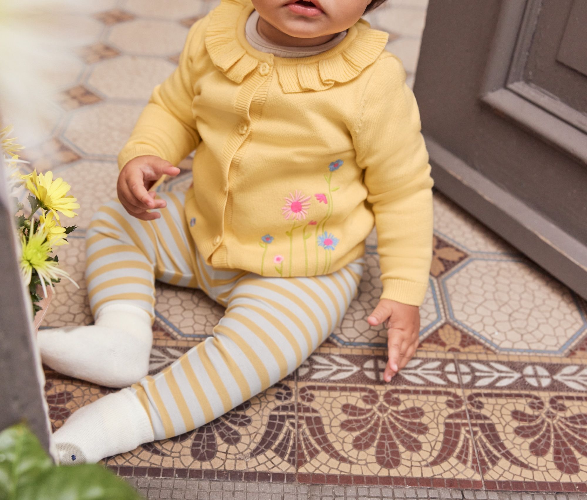 Thumbnail - Tchibo - 2 Baby-Leggings - Gr. 98/104 - hellblau