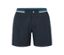 Dunkelblaue Badeshorts.