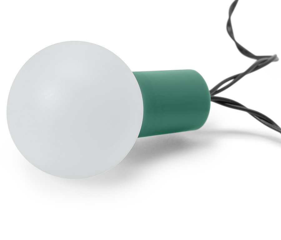 Nahaufnahme einer LED-Lichterkette.