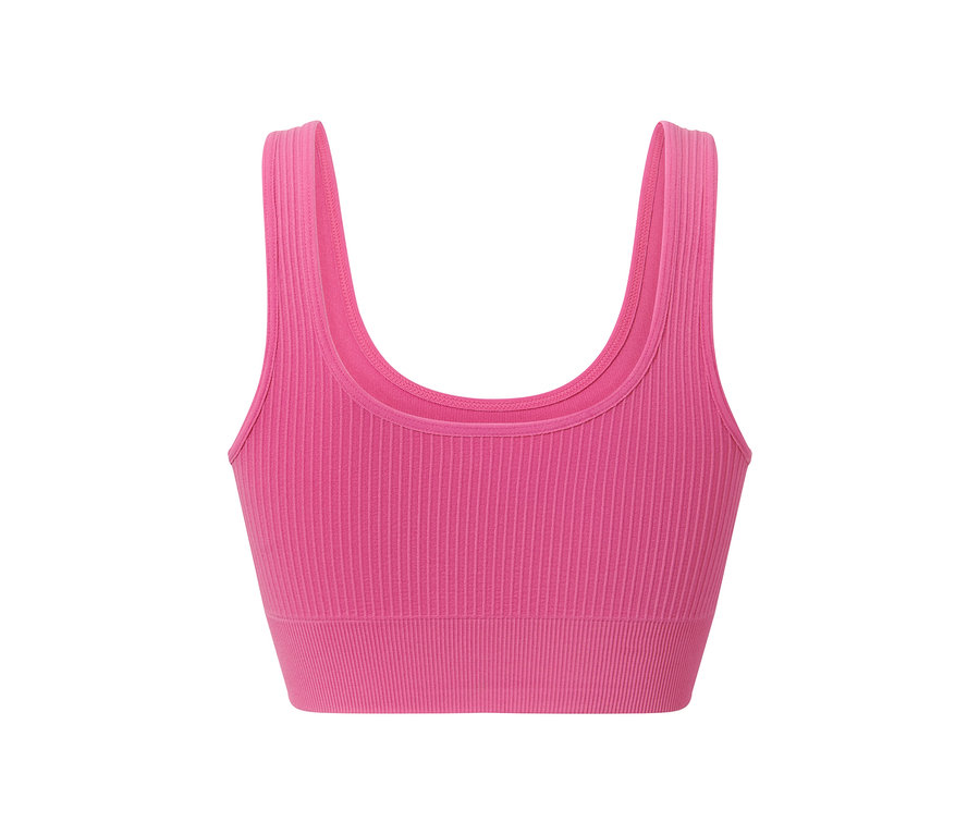 Nahaufnahme von Seamless-Sport-Bustier.