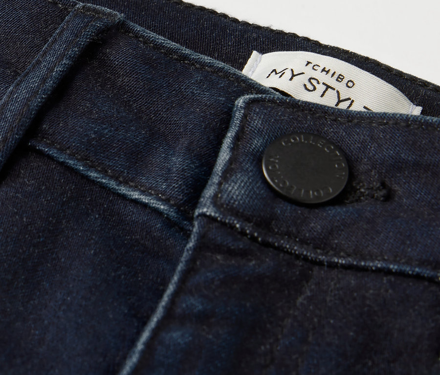 Detailaufnahme einer Skinny Jeans – Fit »Hanna«, rinsed.