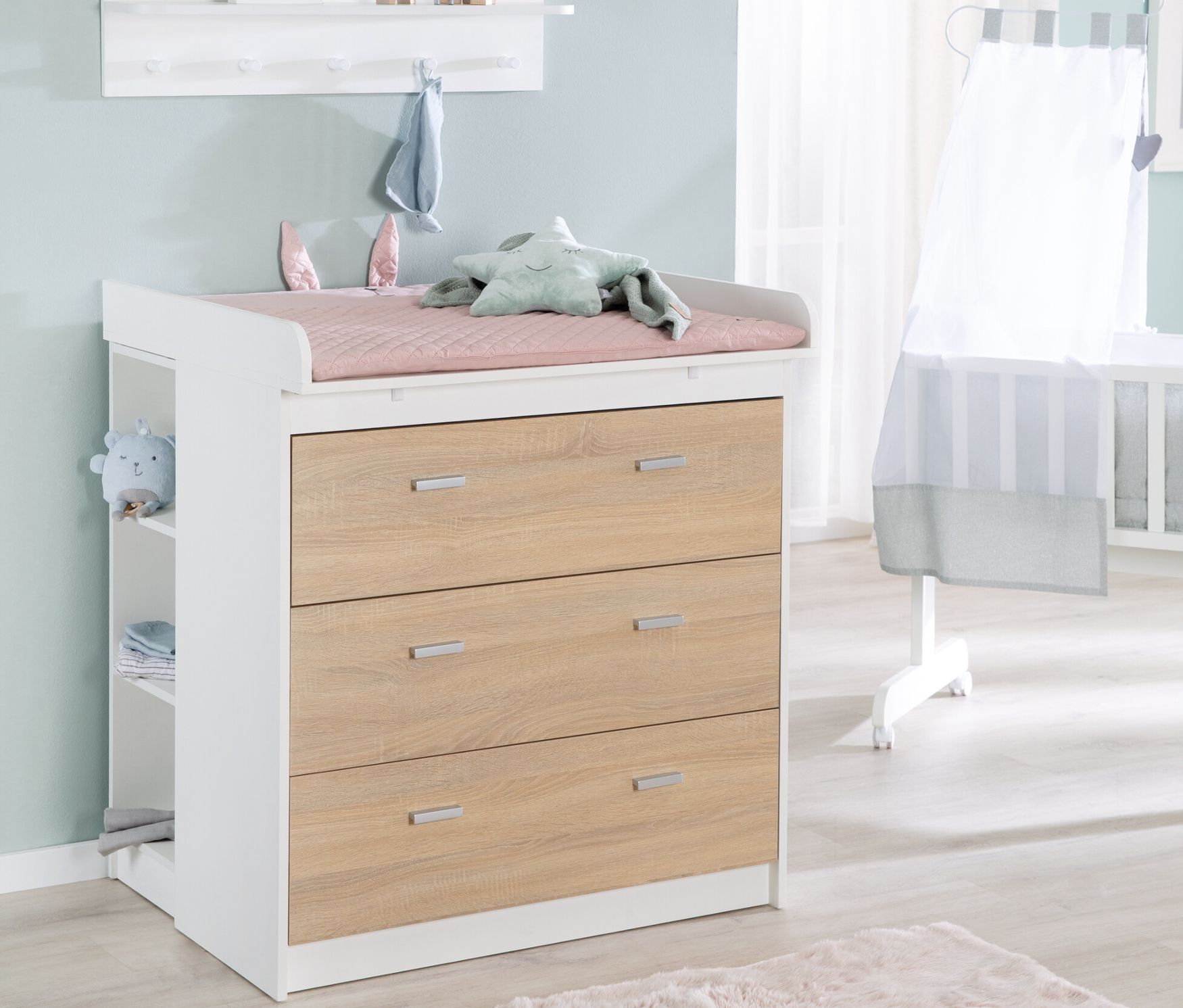 Thumbnail - roba Wickelkommode »Gabriella« - 88,5x75x98,5cm - braun - Holz / Kunststoff