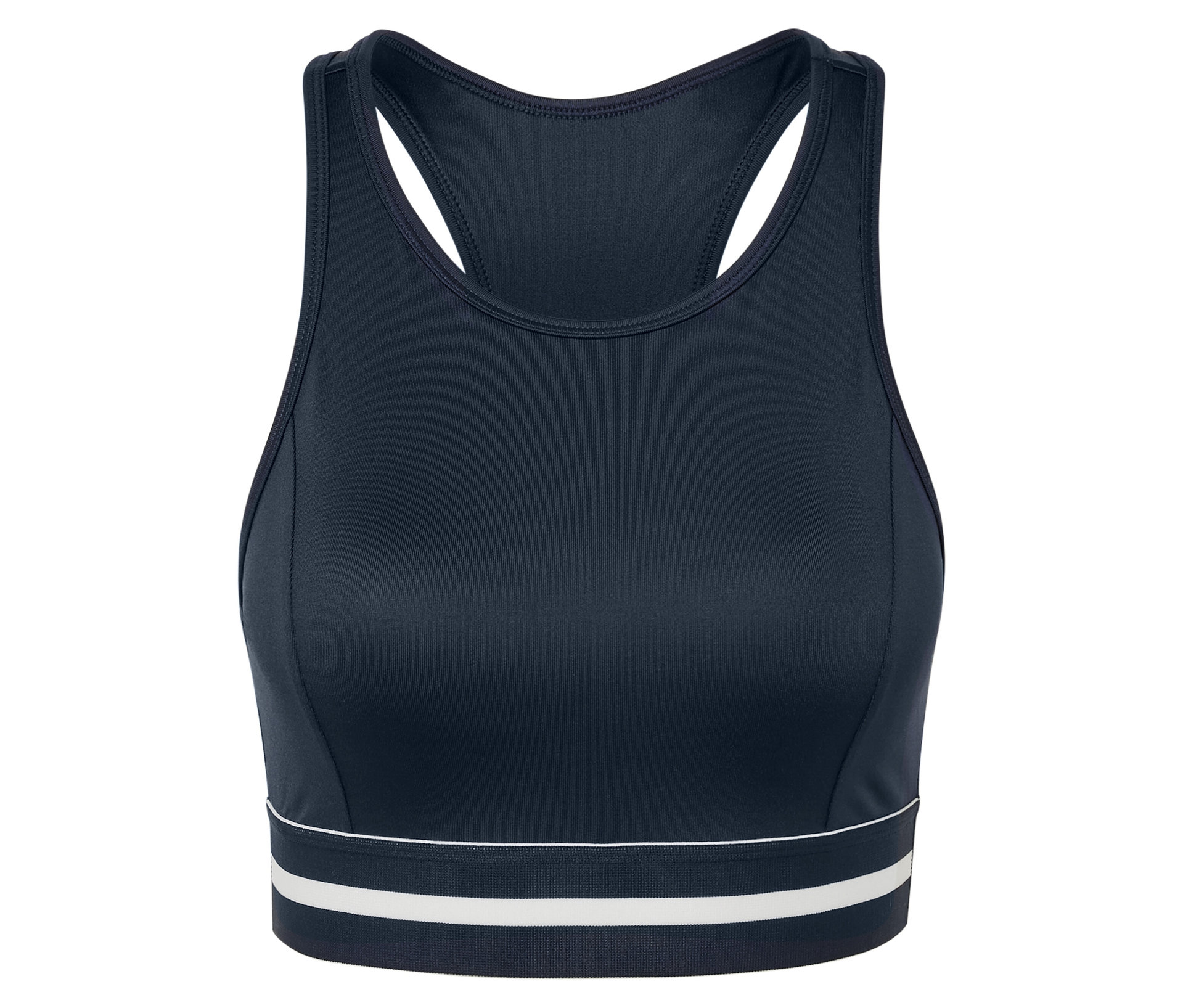 Sport-BH »Crop Top« - Damen - Gr. L - dunkelblau - dunkelblau