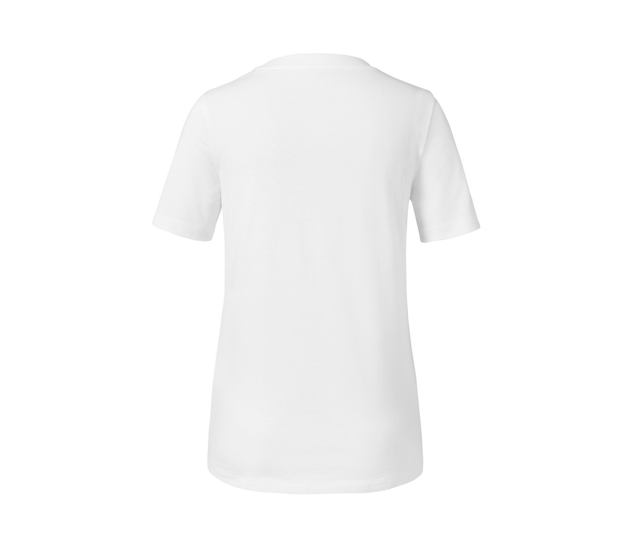 Weißes T-Shirt mit Print.