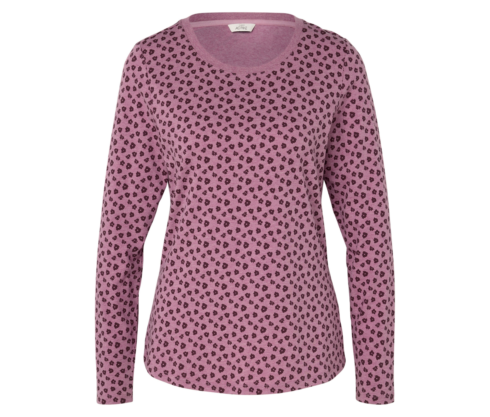 Tchibo - Outdoorshirt - Damen - Gr. M - bordeaux/print