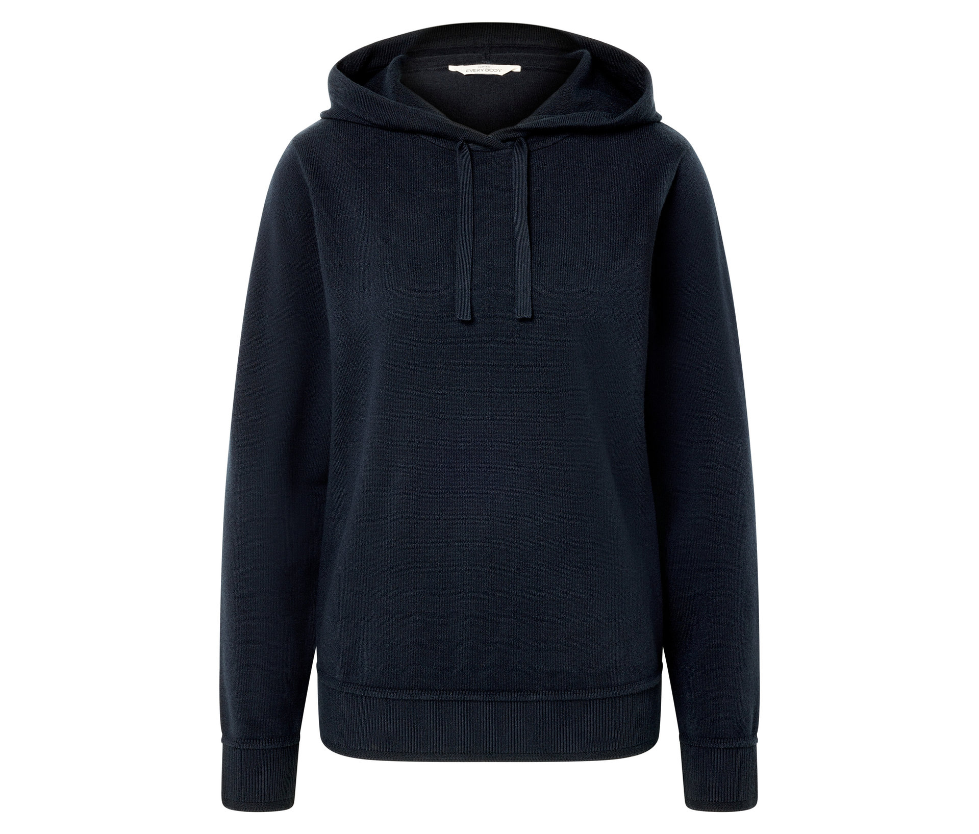 Strick-Kapuzenpullover - Damen - Gr. M - dunkelblau - dunkelblau