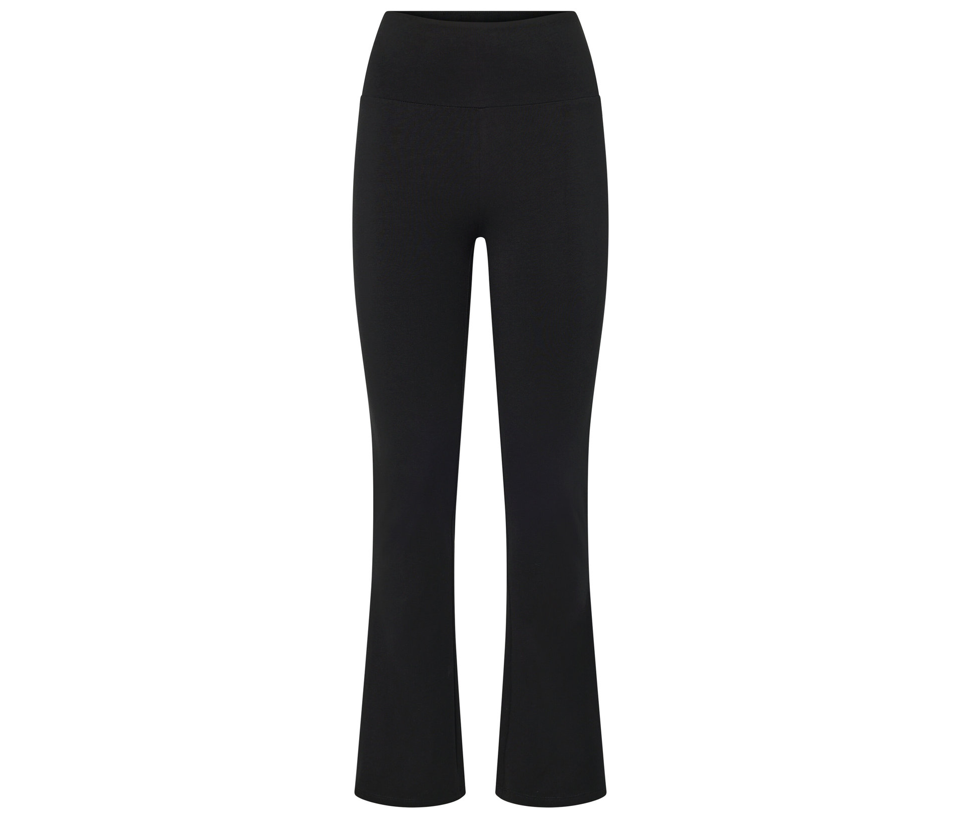 Sporthose »flared« - Damen - Gr. XS - schwarz - schwarz