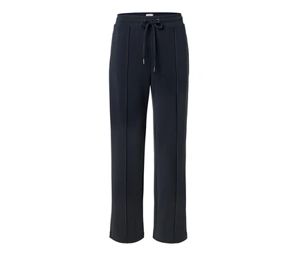 Marineblaue Joggpants aus Modal-Mix mit Kordelzug in der Taille.