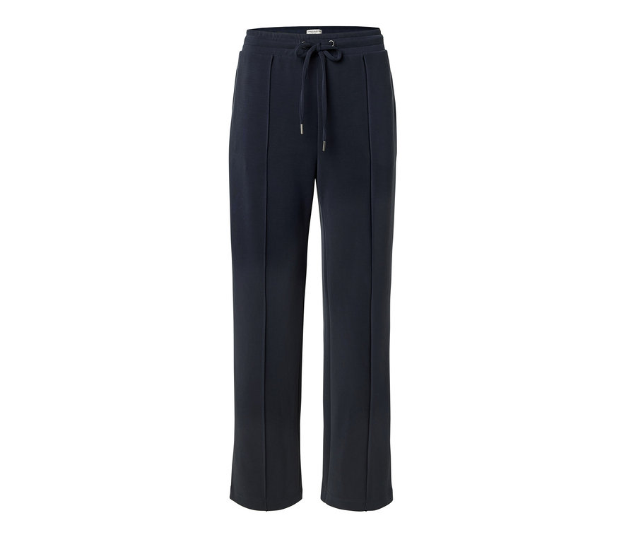 Marineblaue Joggpants aus Modal-Mix mit Kordelzug in der Taille.