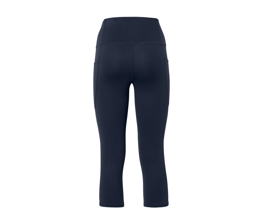 Dunkelblaue 3/4 Sporttight.