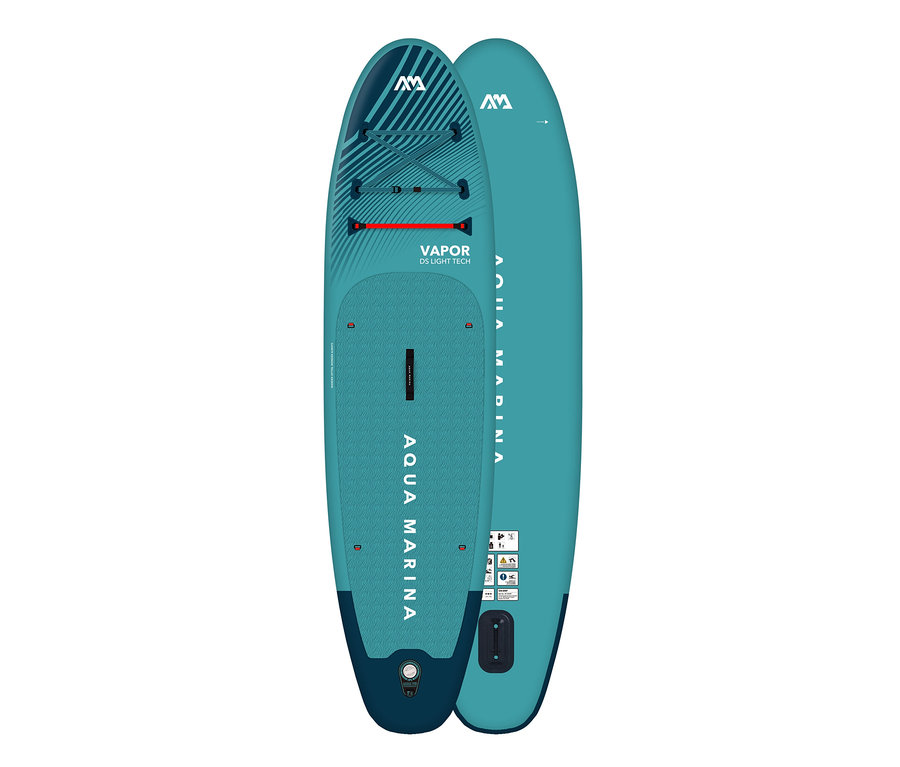 Zwei türkisblaue Aqua Marina SUP Boards »Vapor« 10’4″.