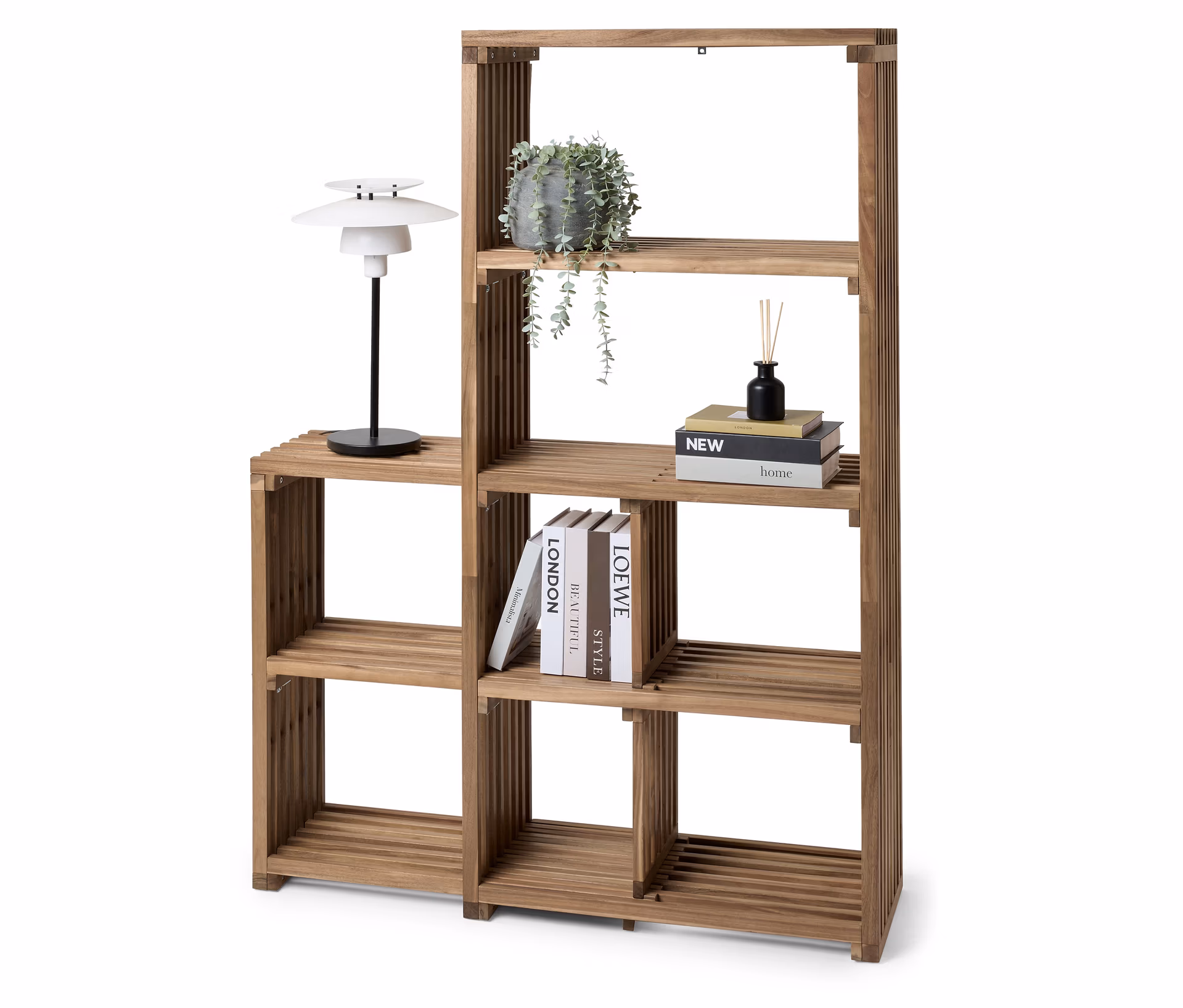 Tchibo - Ausziehbares Regal »Fleksibel« - 75x33,5x160,5cm - akazie -