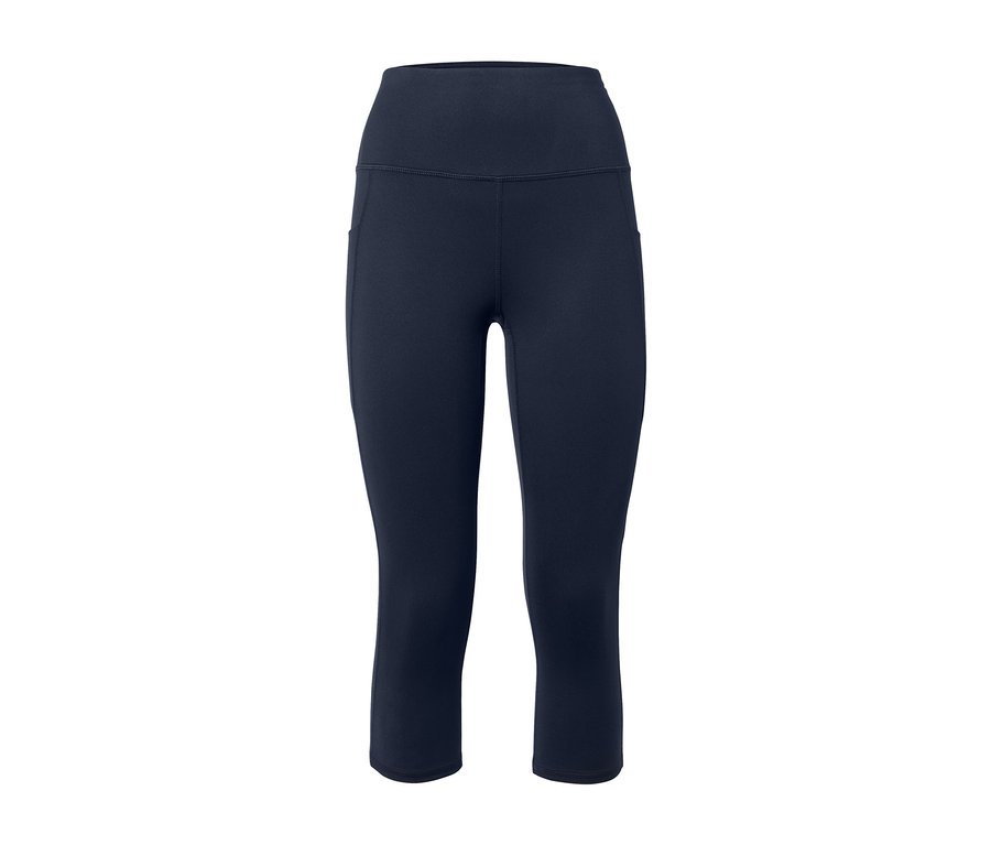 Dunkelblaue 3/4 Sporttight.