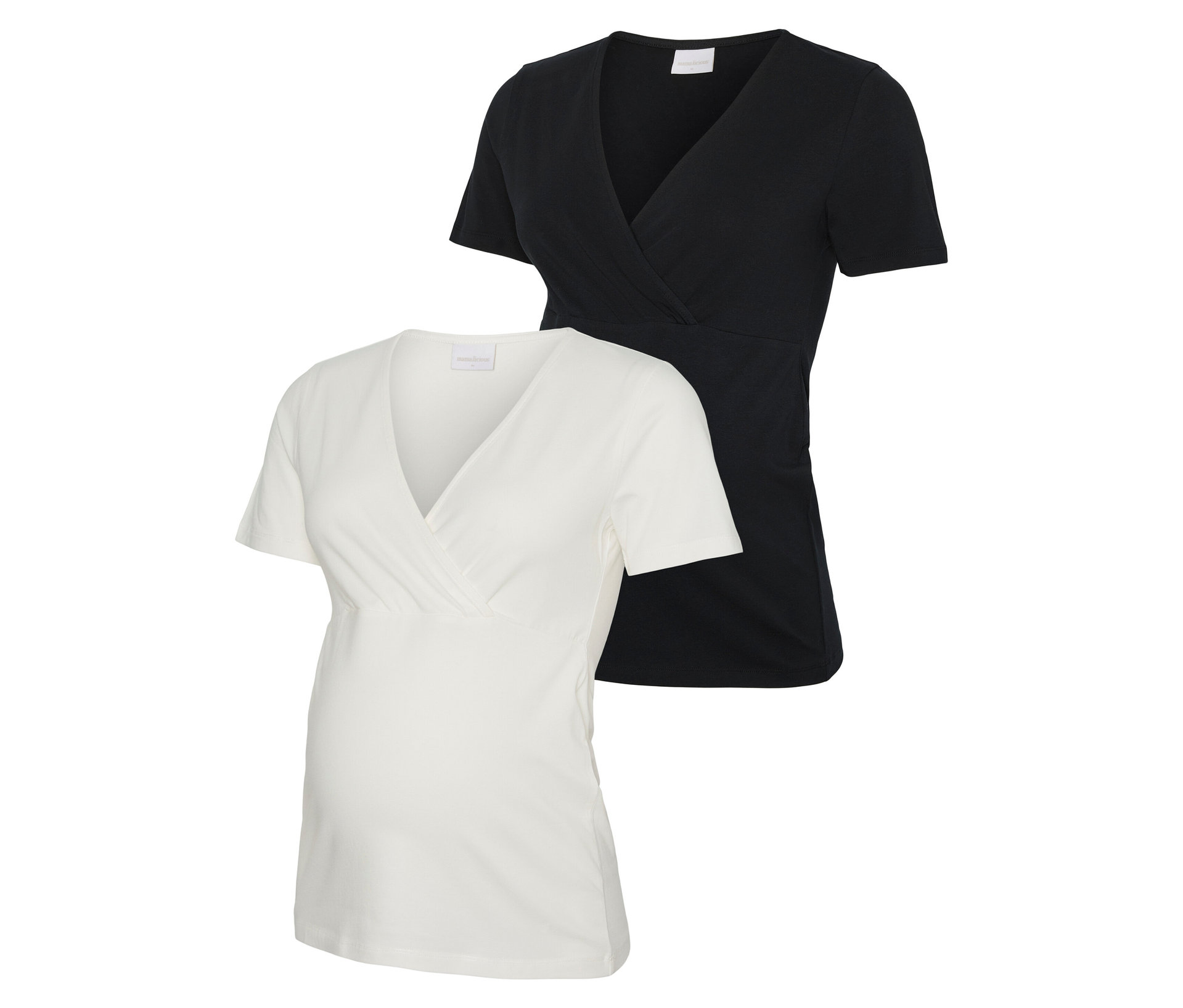 Er Pack T-Shirt »Mlkerrie Tess« - Damen - Gr. S - schwarz - schwarz