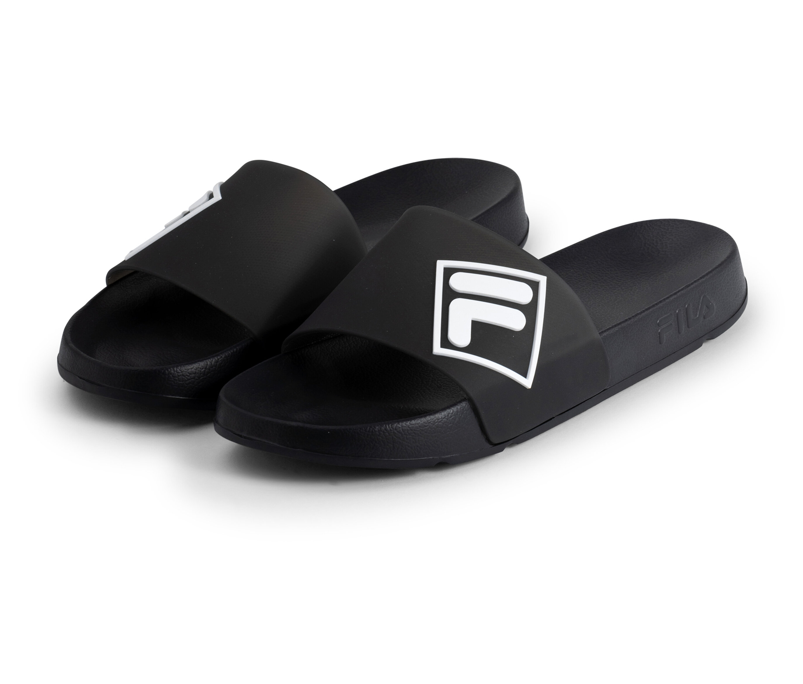 Lugo Herren-Slipper - Herren - Gr. 46 - schwarz - schwarz