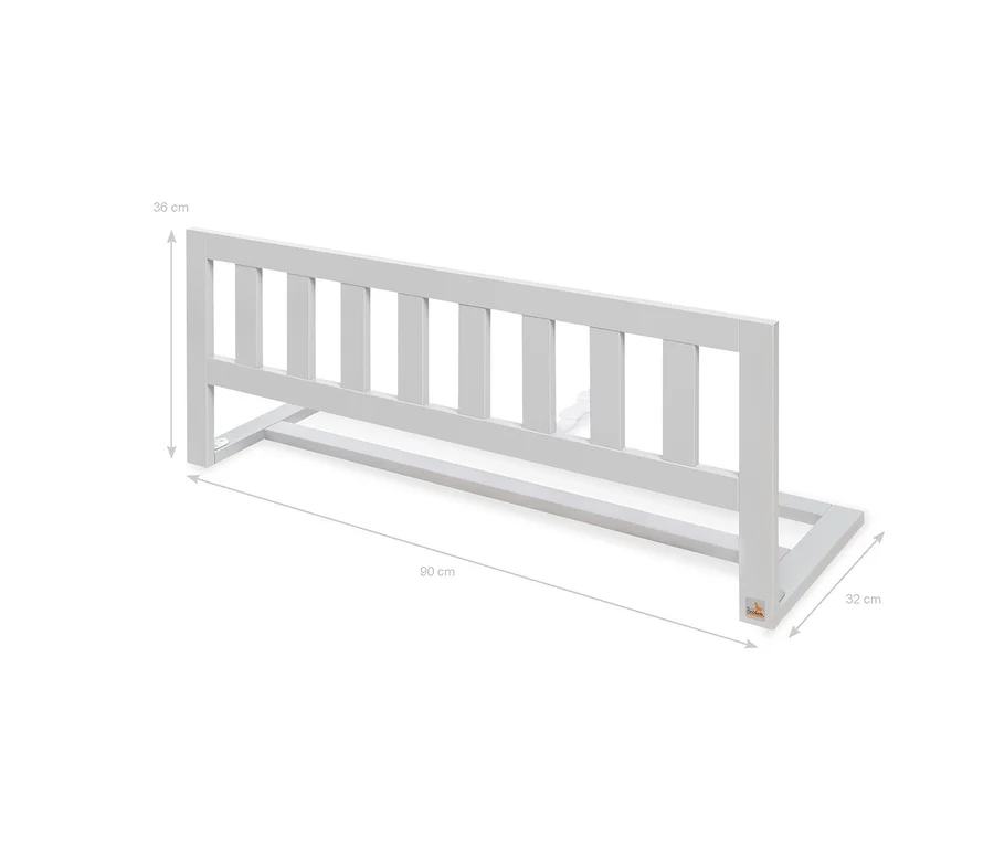 Graues Pinolino Bettschutzgitter »Classic«, 90 cm.