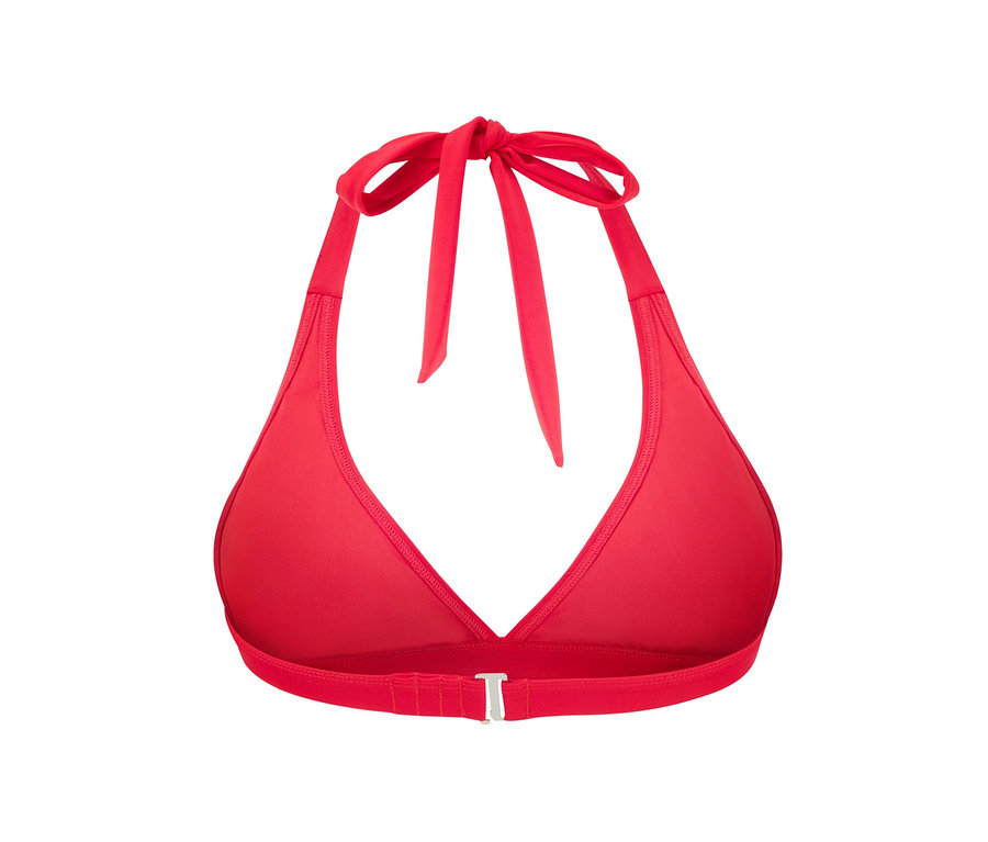 Rotes Neckholder-Bikinitop.