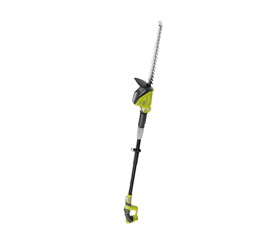 Abbildung einer RYOBI 18 V Akku-Teleskop-Heckenschere (ohne Akku und Ladegerät).