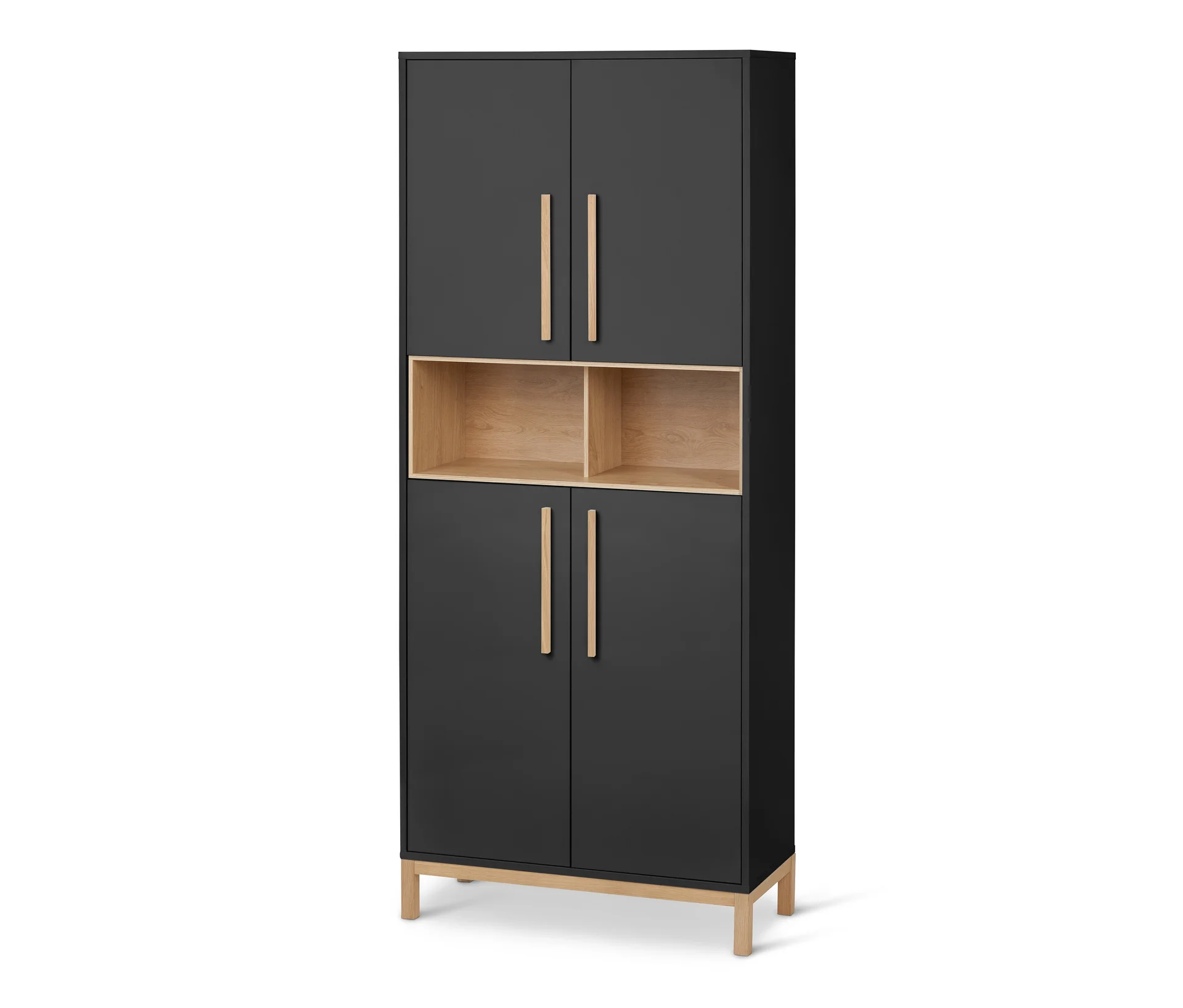 Tchibo - Bad-Hochschrank »Eklund« - 80x35x190cm - anthrazit -