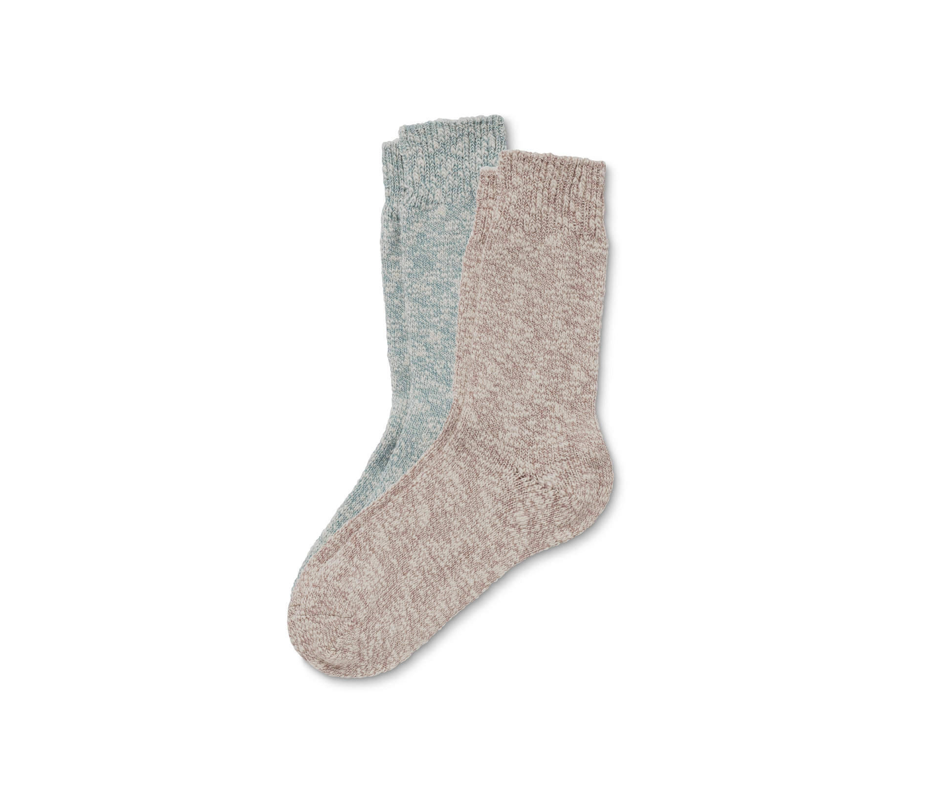 Tchibo - 2 Paar Stricksocken - Damen - Gr. 35-38 - blau
