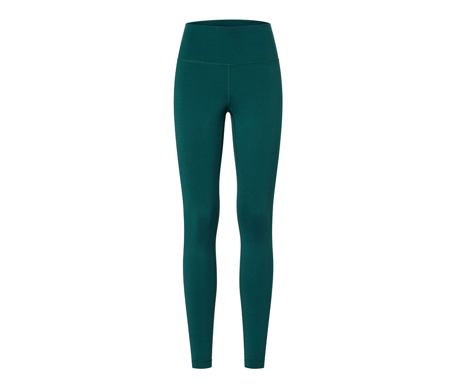 Dunkelgrüne Sporttight Light Warm.