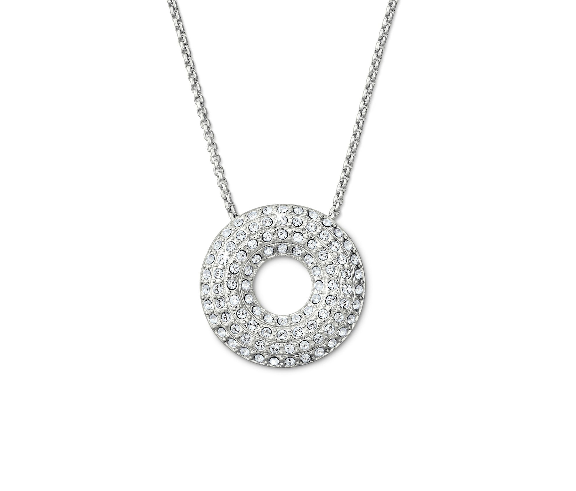 Tchibo - Kette Sparkle Donut - silber