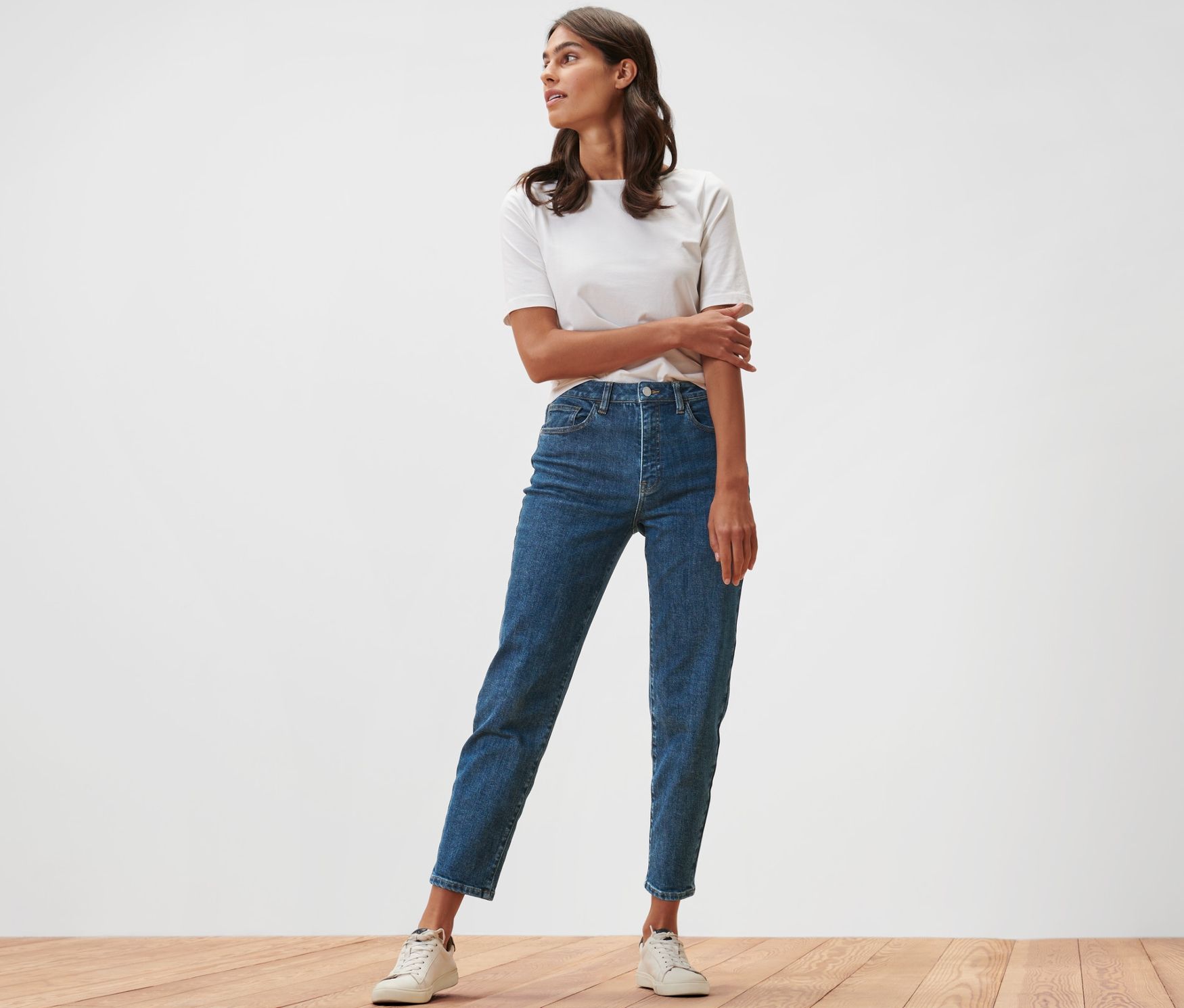 Thumbnail - Tchibo - Mom Jeans – Fit »Nyla« - Damen - Gr. 46 - dunkelblau